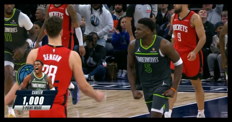  23歲186天！愛(ài)德華茲成NBA歷史上最年輕投進(jìn)1000記三分球員