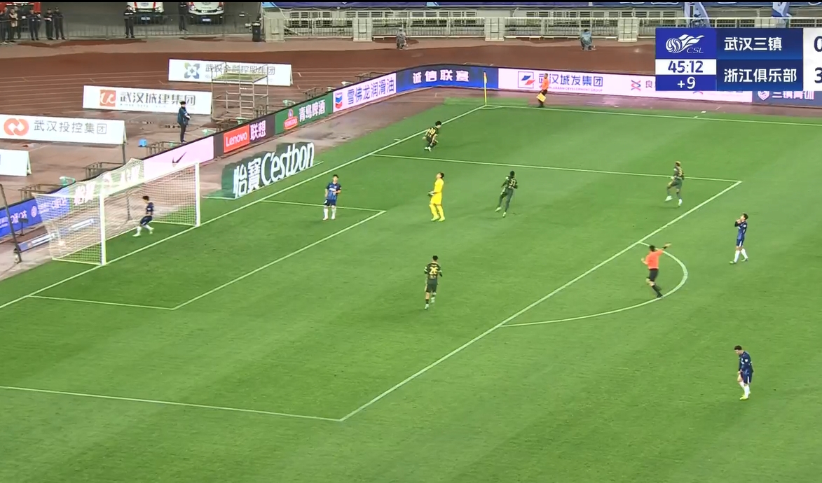  18歲王鈺棟中超處子球！三鎮(zhèn)后防白給，浙江半場4-0領先