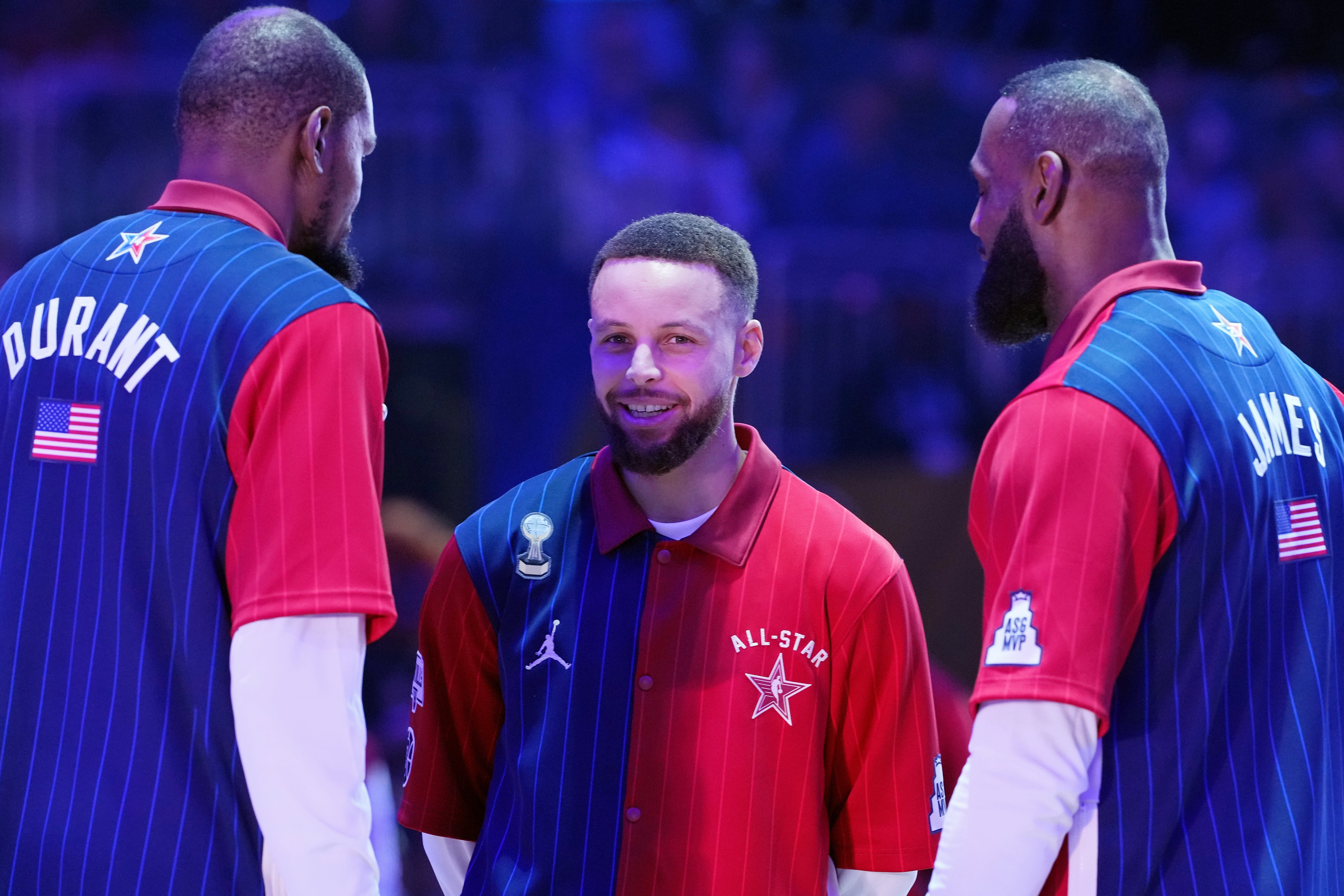  美國(guó)隊(duì)！NBA全明星正賽選人：詹杜庫(kù)眉+哈登+綠軍雙探花同隊(duì)