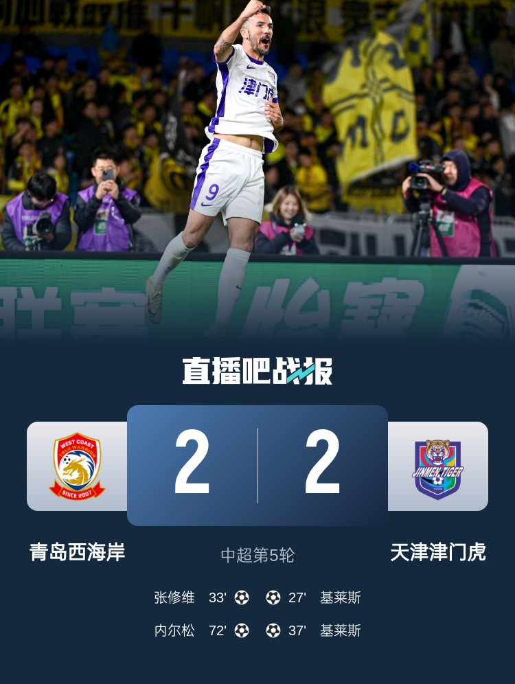  津媒：津門虎只踢了半場好球，9天3賽凸顯體能及板凳深度不足